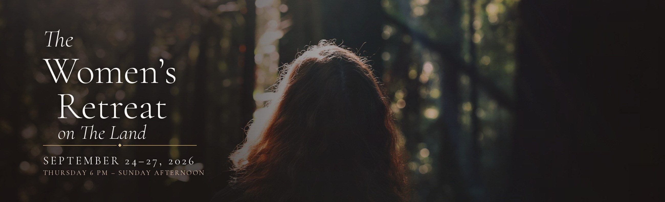 The Women's Retreat on The Land — September 24–27, 2026